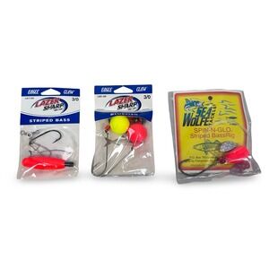Eagle Claw Lazer Sharp & Sea Wolfe Striped Bass Bluefish Fishing‎ Rigs 3/0 3pc